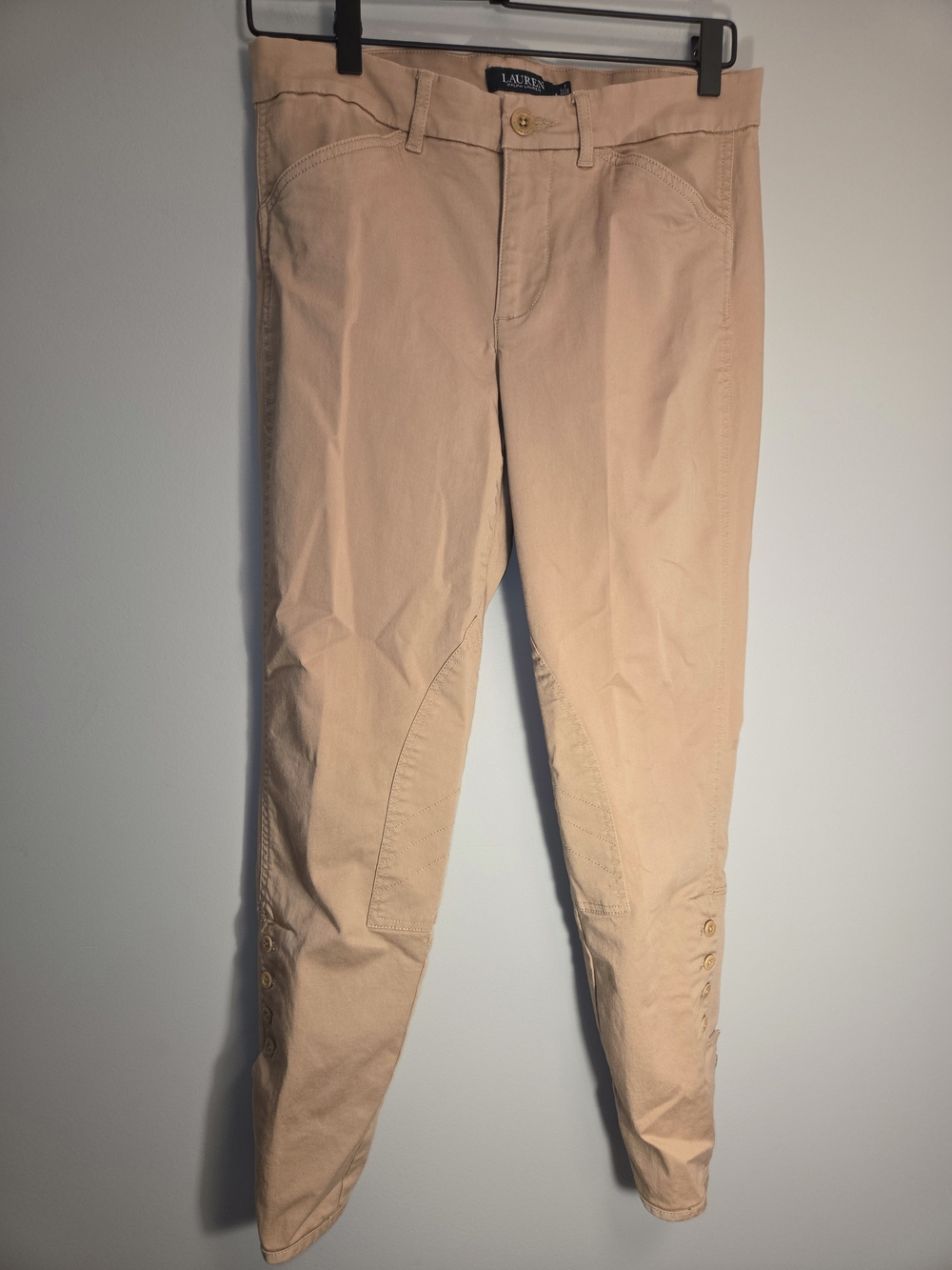 Lauren Ralph Lauren Women's Size 4 Tan Jodhpur Equestrian Riding Pants.
